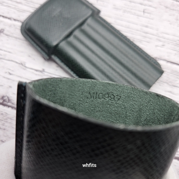 RARE: Louis Vuitton Green Taiga Cigar Case - Picture 3 of 4